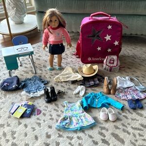 American Girl doll and accessories! Never played with!